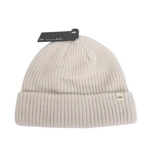 Travis Mathew Men's Coastal Beanie Moonbeam Cream NWT $35 MSRP